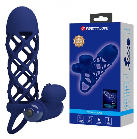 PRETTY LOVE - JiAn Extended Penis Sleeve (L:11.5cm - D:3.6cm) PRETTY LOVE - JiAn Extended Penis Sleeve (L:11.5cm - D:3.6cm)